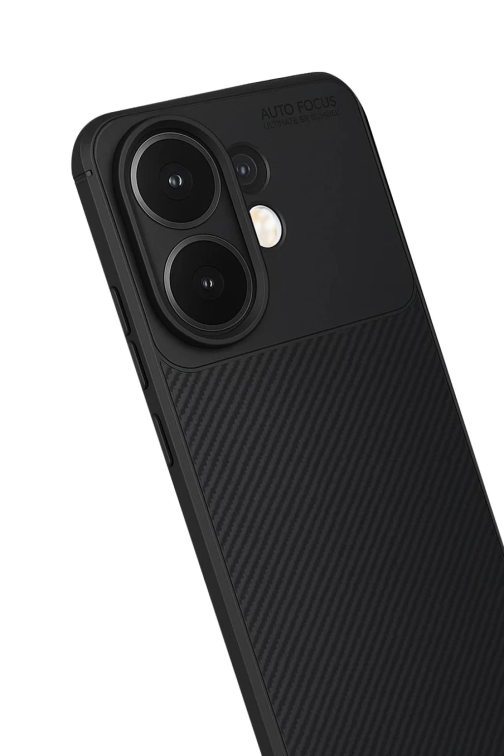 Vivo V60 5G Uyumlu Auto Focus Karbon Kapak - Siyah