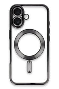 Apple iPhone 16 Plus Uyumlu Kılıf Kross Magneticsafe Kapak - Siyah