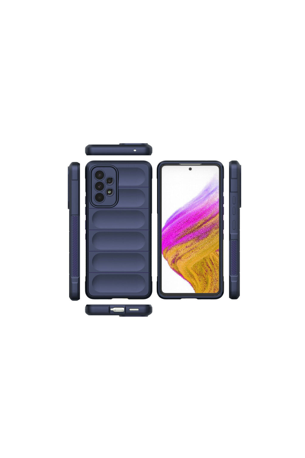 Samsung Galaxy A53 5G Uyumlu Kılıf Optimum Silikon - Lacivert