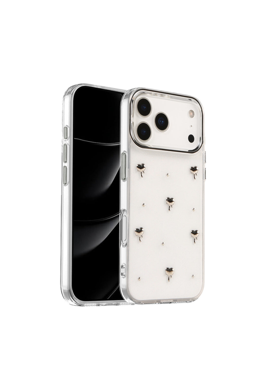 Apple iPhone 17 Pro Uyumlu Fiyonk Desenli Kapak - Desen 1