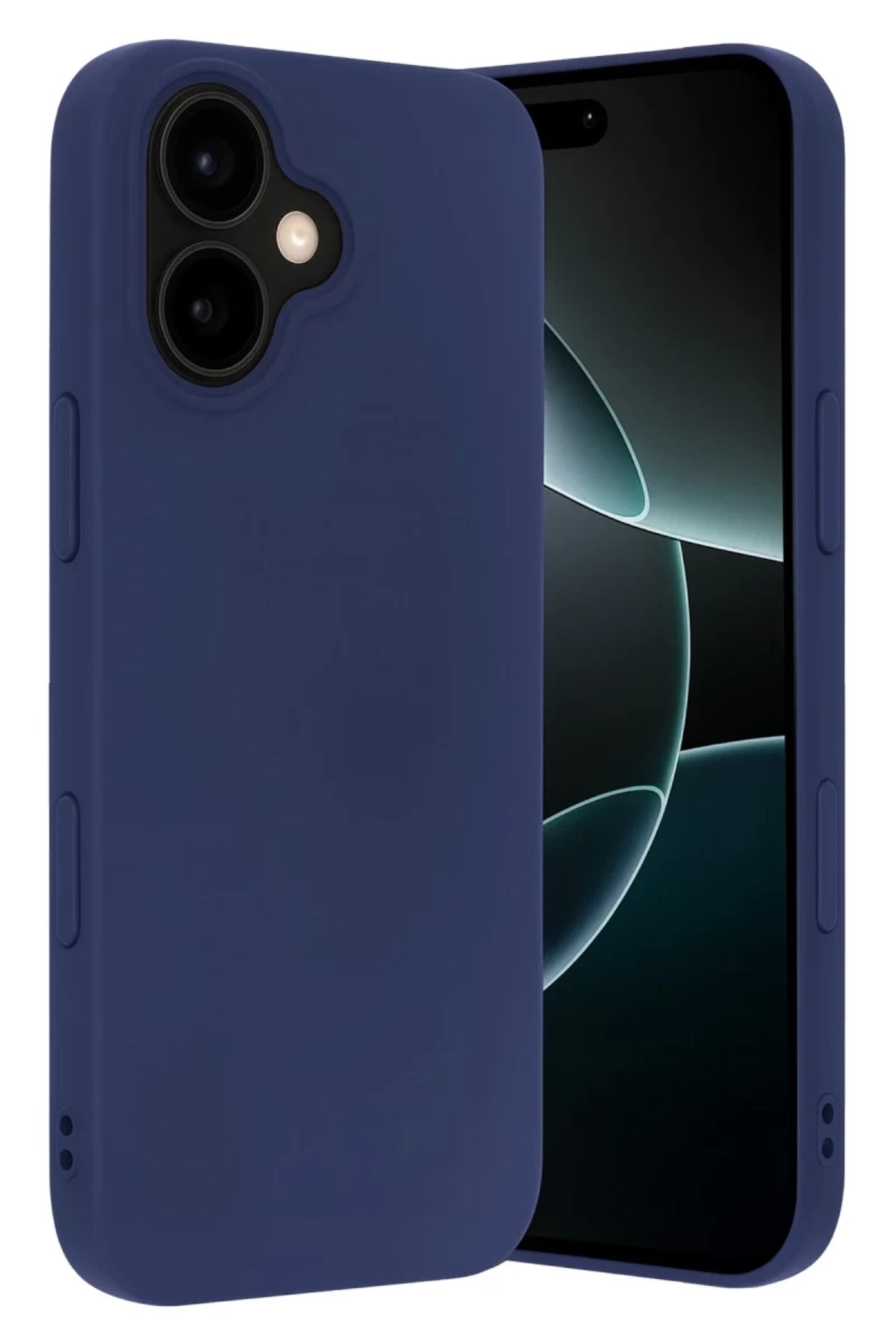 Apple iPhone 17 Uyumlu Nano içi Kadife Silikon - Lacivert