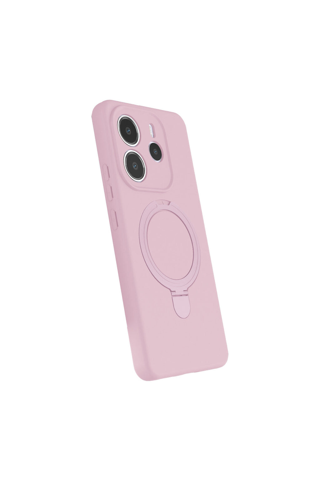 Xiaomi Redmi Note 14 4G Uyumlu Regal Magsafe Standlı Kapak - Açık Pembe