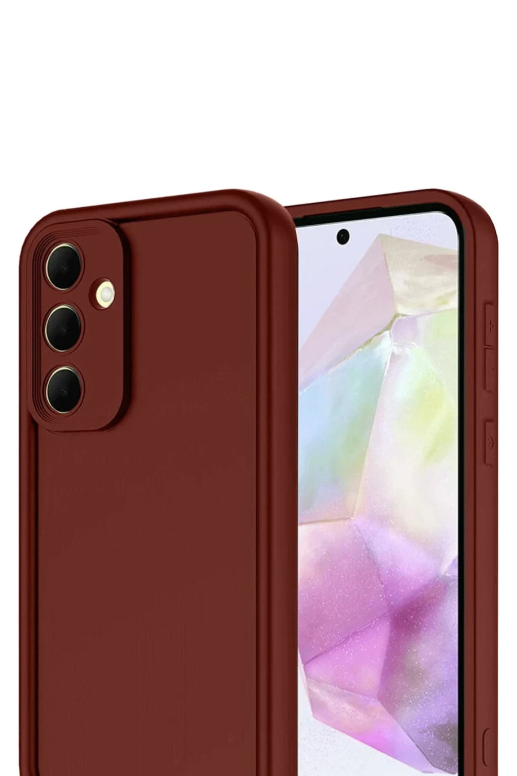 Samsung Galaxy A17 5G Uyumlu Viera Silikon - Bordo