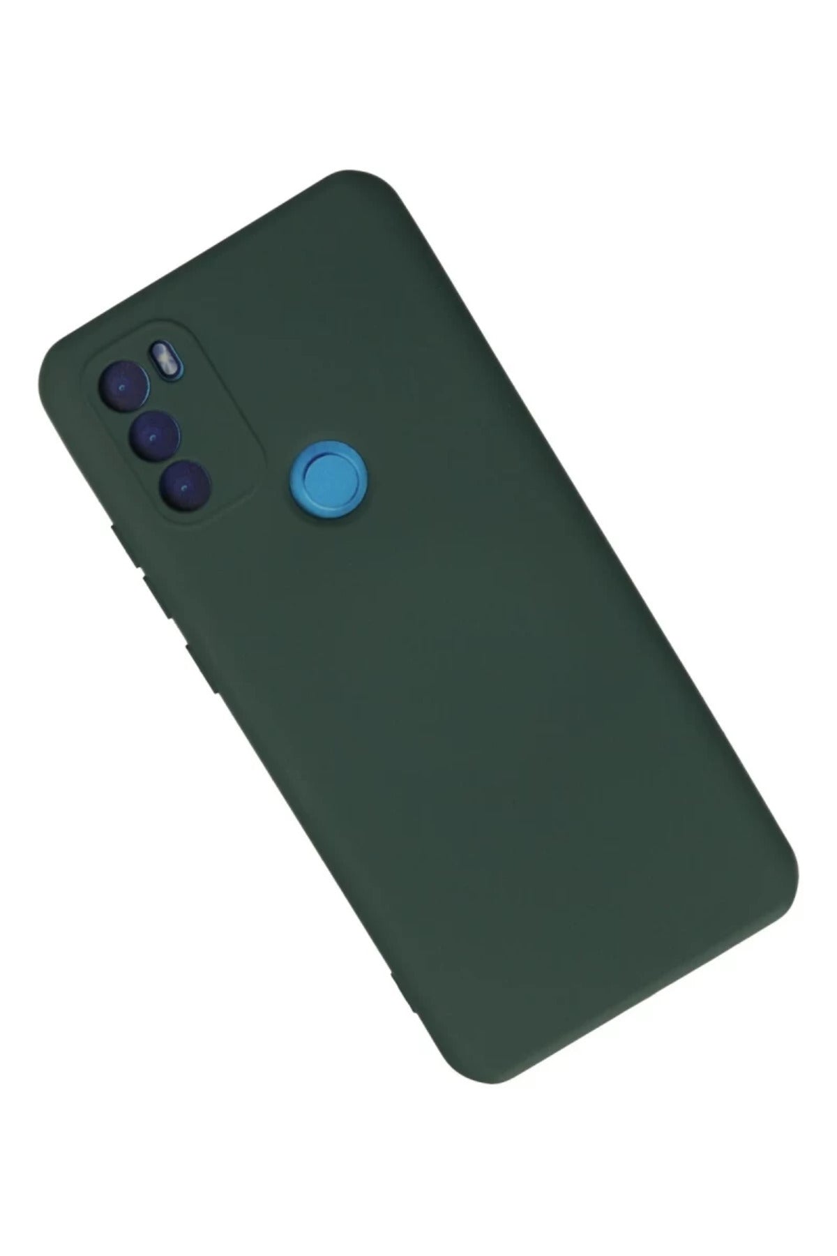 General Mobile GM 21 Plus Kılıf Nano içi Kadife Silikon - Koyu Yeşil
