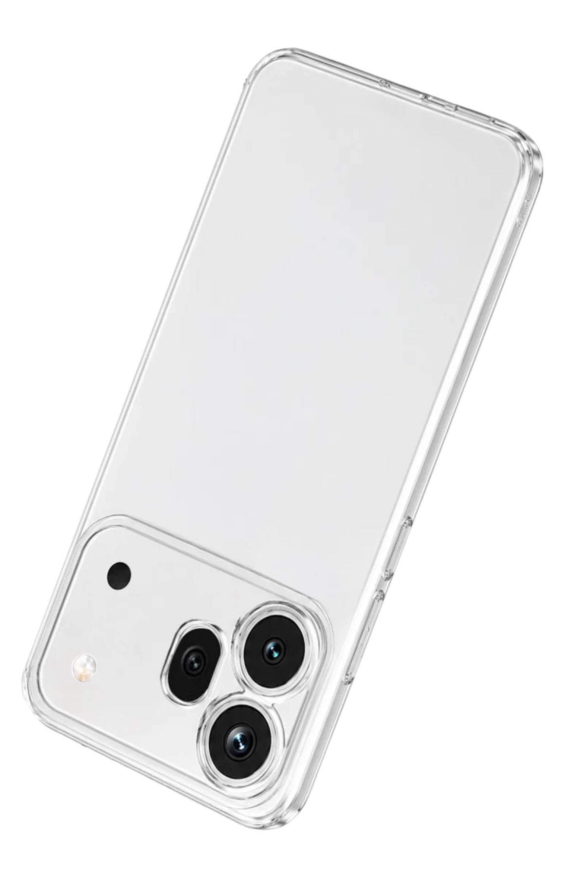 Huawei Honor 600 Pro Uyumlu Lüx Şeffaf Silikon - Şeffaf