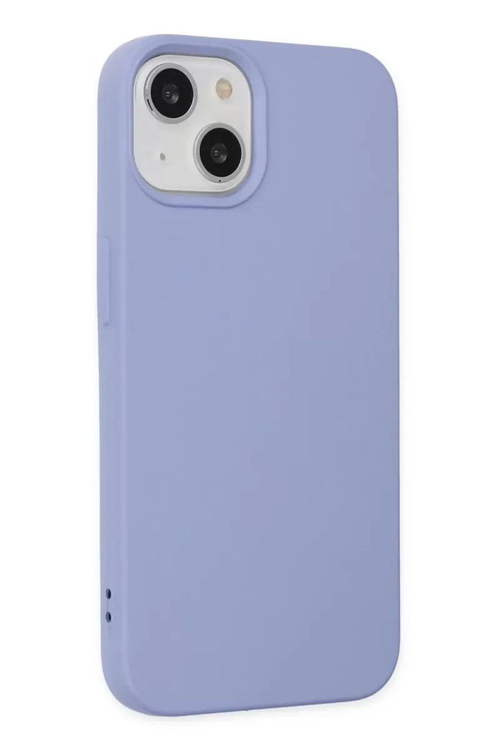 Apple iPhone 14 Uyumlu Kılıf Nano içi Kadife Silikon - Lila