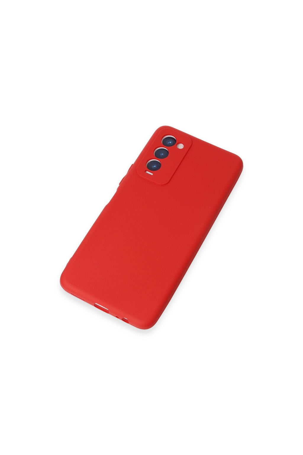 Tecno Camon 18 Uyumlu Kılıf First Silikon - Kırmızı