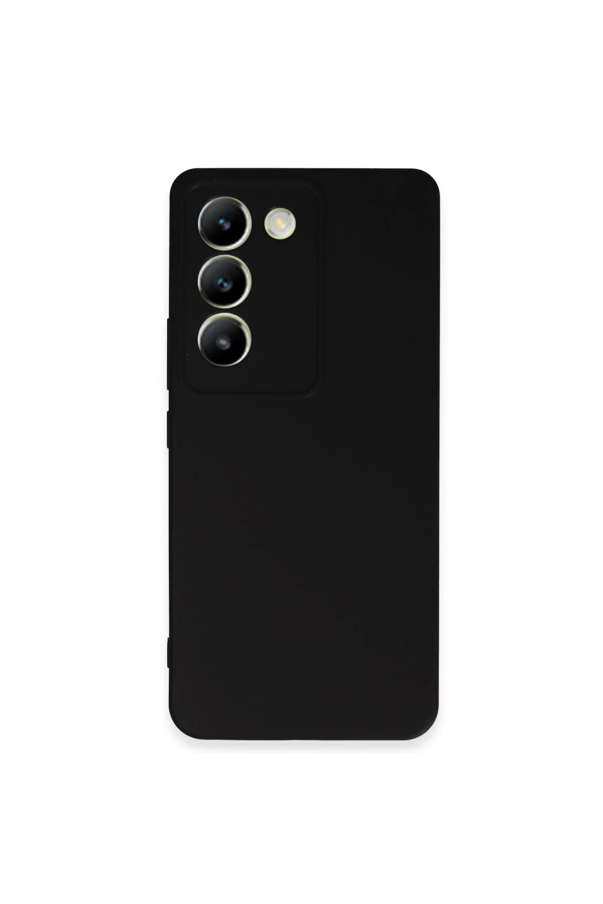 Vivo V30 Lite 4G Uyumlu Kılıf First Silikon - Siyah