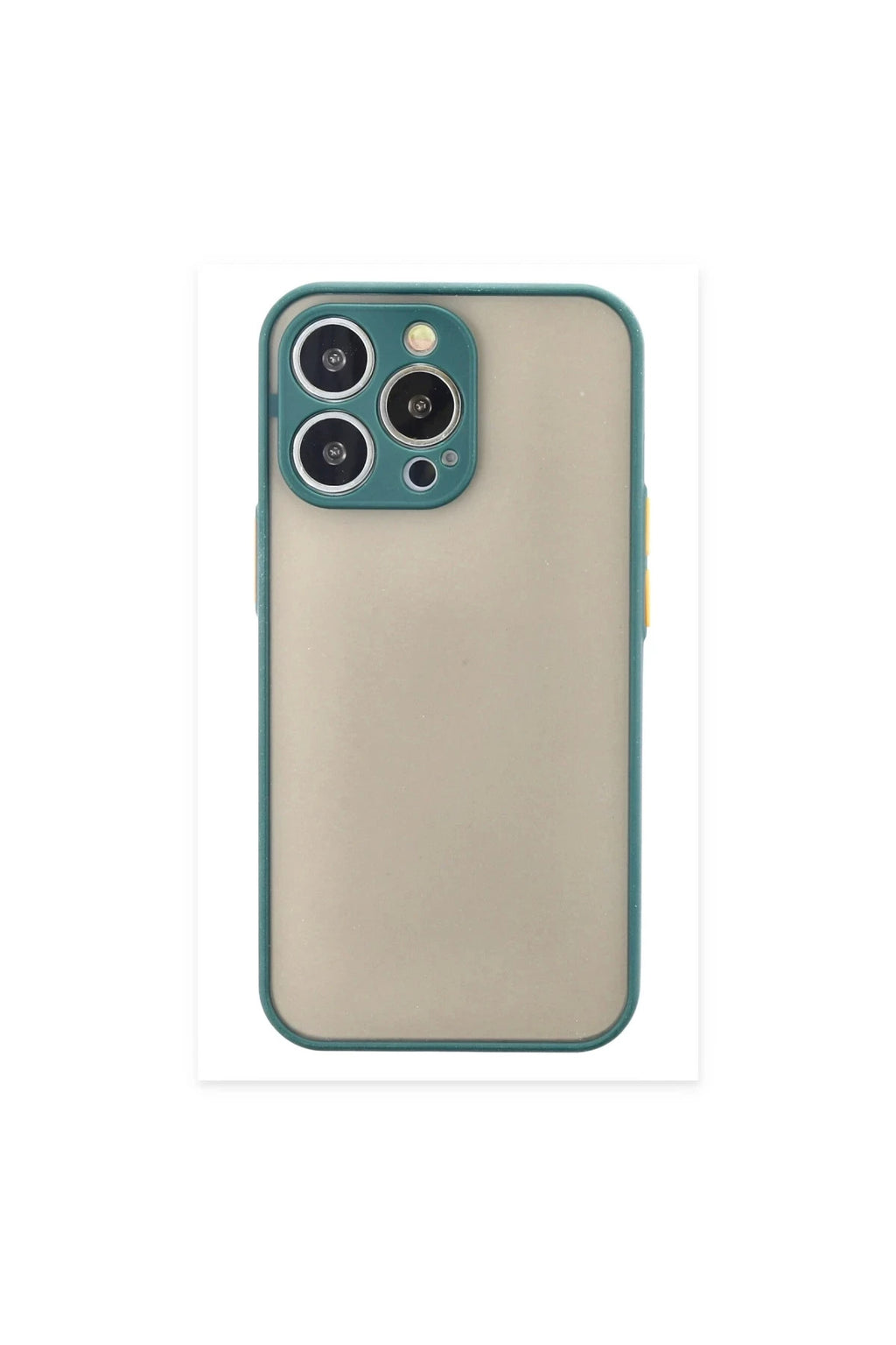 Apple iPhone 15 Pro Max Uyumlu Kılıf Montreal Silikon Kapak - Yeşil