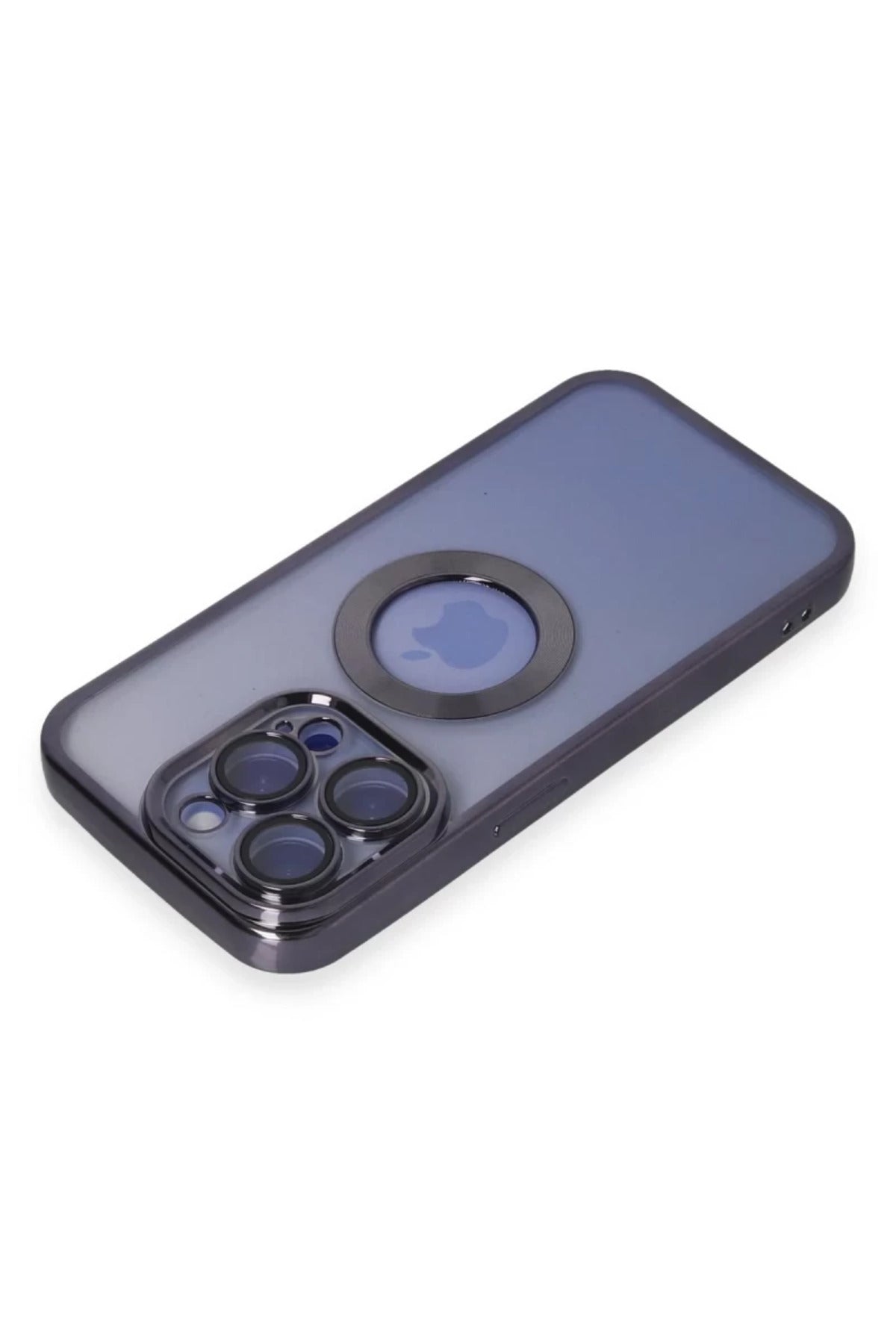 Apple iPhone 15 Pro Uyumlu Kılıf Slot Silikon - Mor
