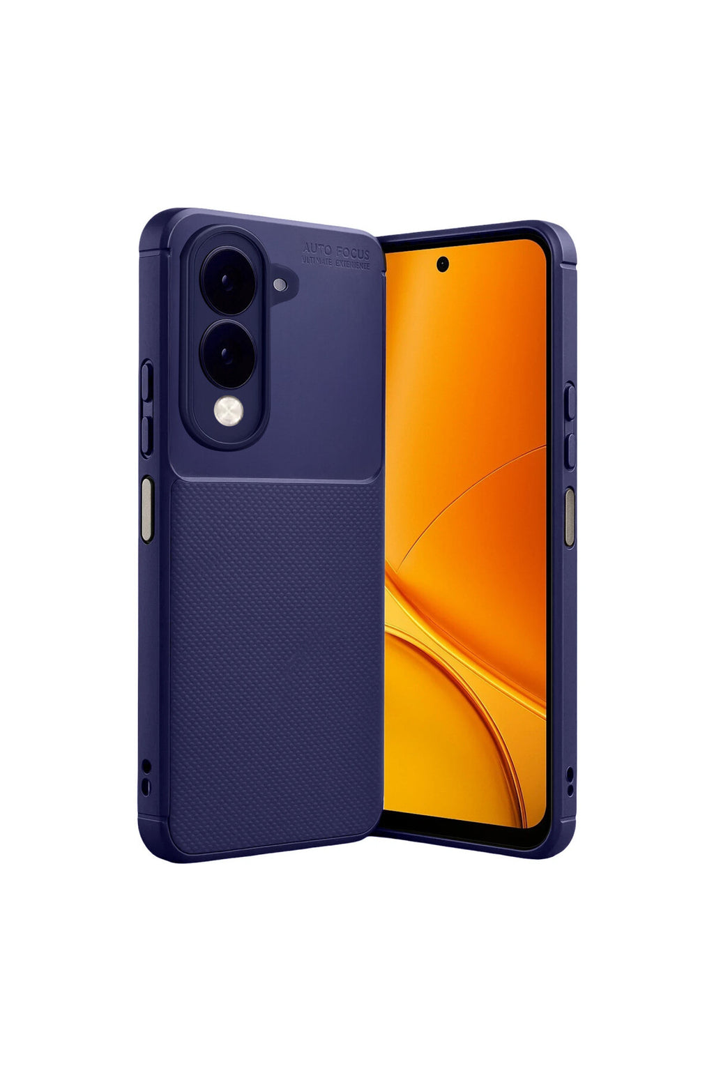 Vivo Y29S Uyumlu Auto Focus Karbon Kapak - Lacivert