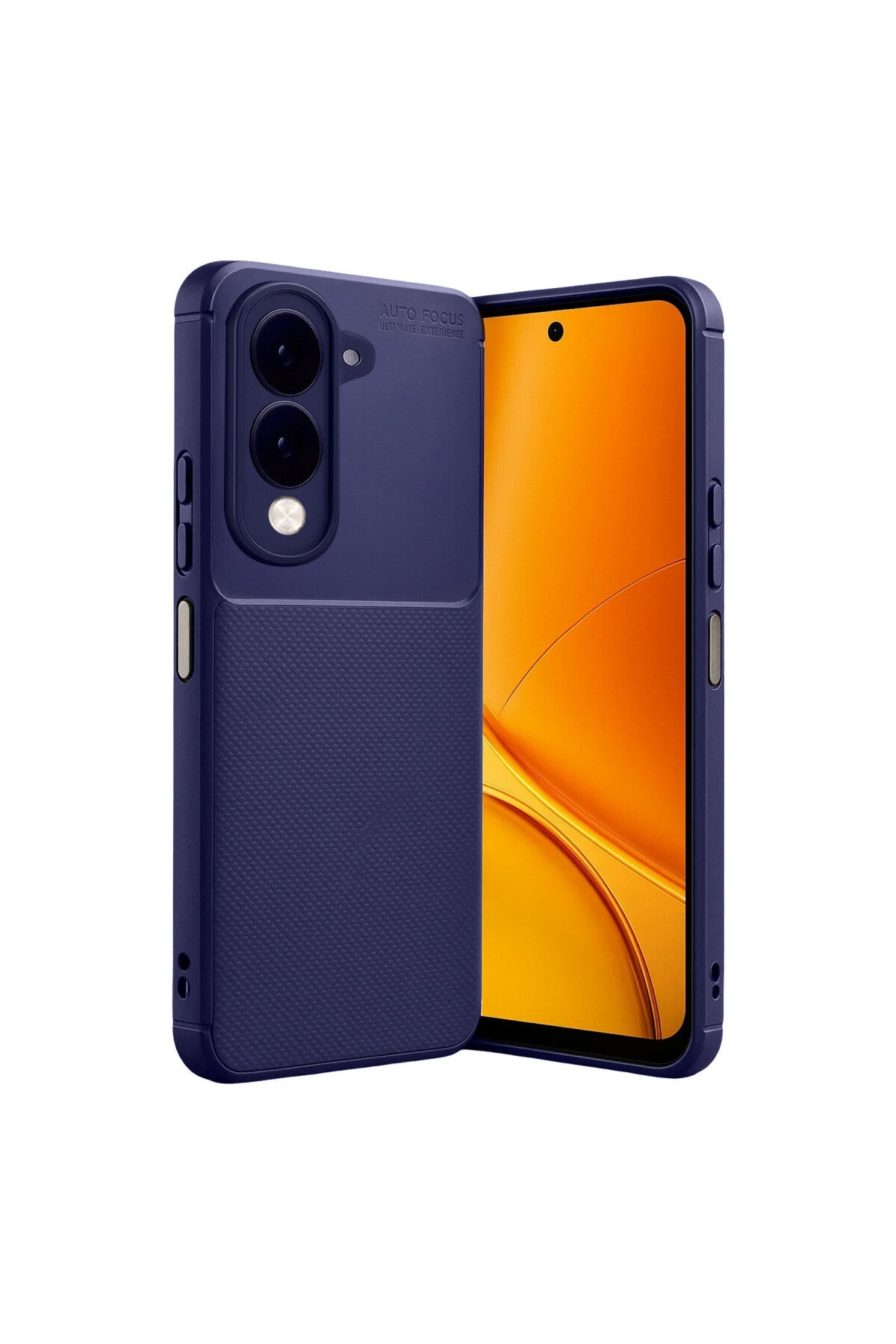 Vivo Y29S Uyumlu Auto Focus Karbon Kapak - Lacivert