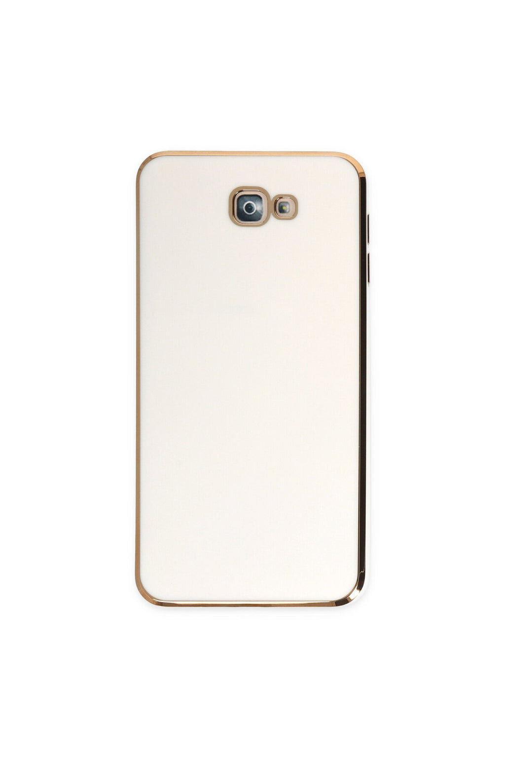 Samsung Galaxy J7 Prime Uyumlu Kılıf Volet Silikon - Beyaz