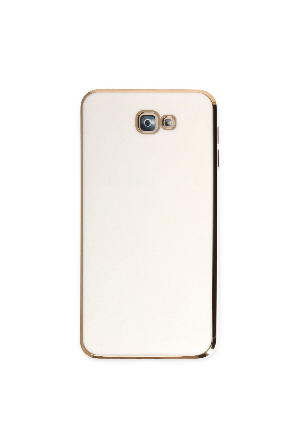 Samsung Galaxy J7 Prime Uyumlu Kılıf Volet Silikon - Beyaz