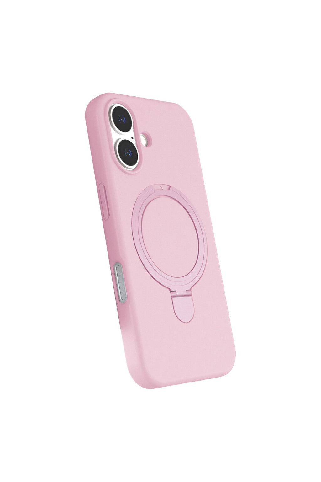 Apple iPhone 17 Uyumlu Regal Magsafe Standlı Kapak - Açık Pembe