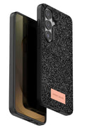 Onegif Samsung Galaxy S26 Uyumlu Bright Simli Kapak - Siyah
