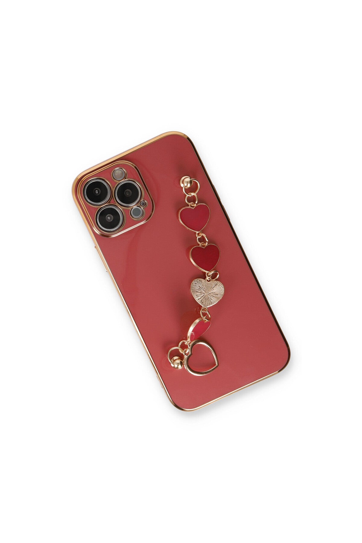 Apple iPhone 14 Pro Uyumlu Kılıf Esila Silikon - Kırmızı