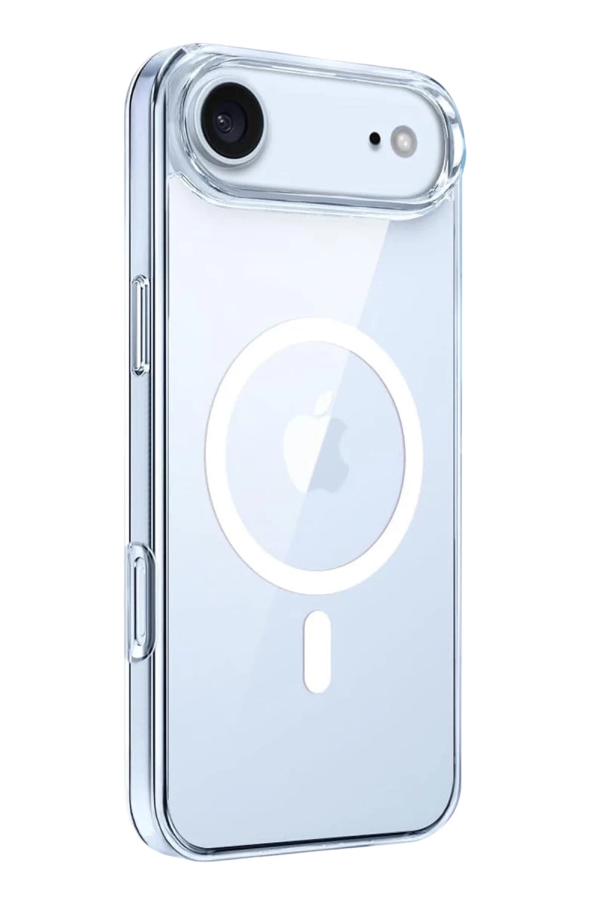 Apple iPhone 17 Air Uyumlu Combo Sert Şeffaf Magsafe Kapak - Şeffaf