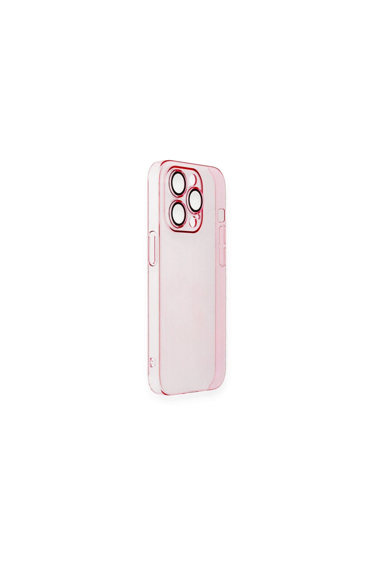 Apple iPhone 14 Pro Uyumlu Kılıf Armada Lensli Kapak - Rose Gold