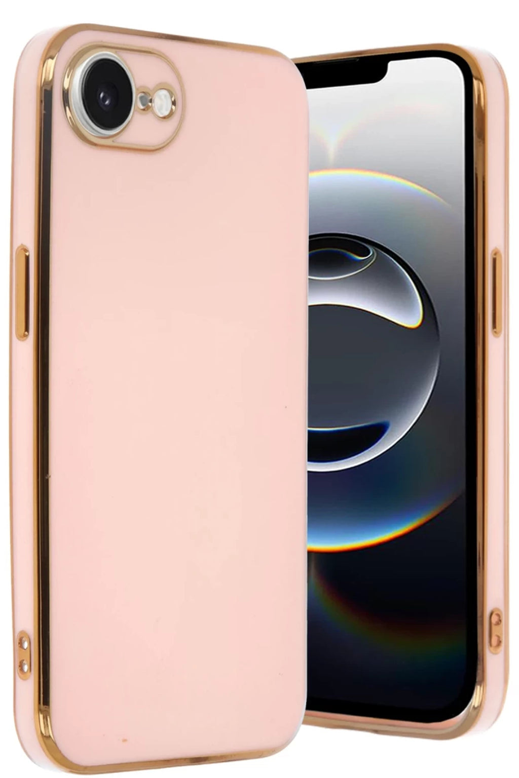 Apple iPhone 16E Uyumlu Kılıf Volet Silikon - Pembe