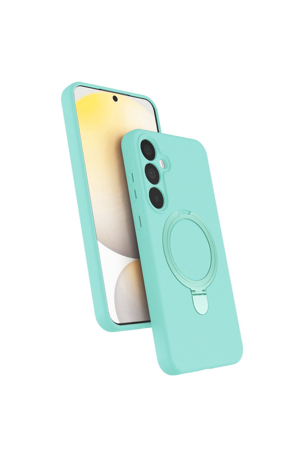 Samsung Galaxy A25 5G Uyumlu Regal Magsafe Standlı Kapak - Su Yeşili