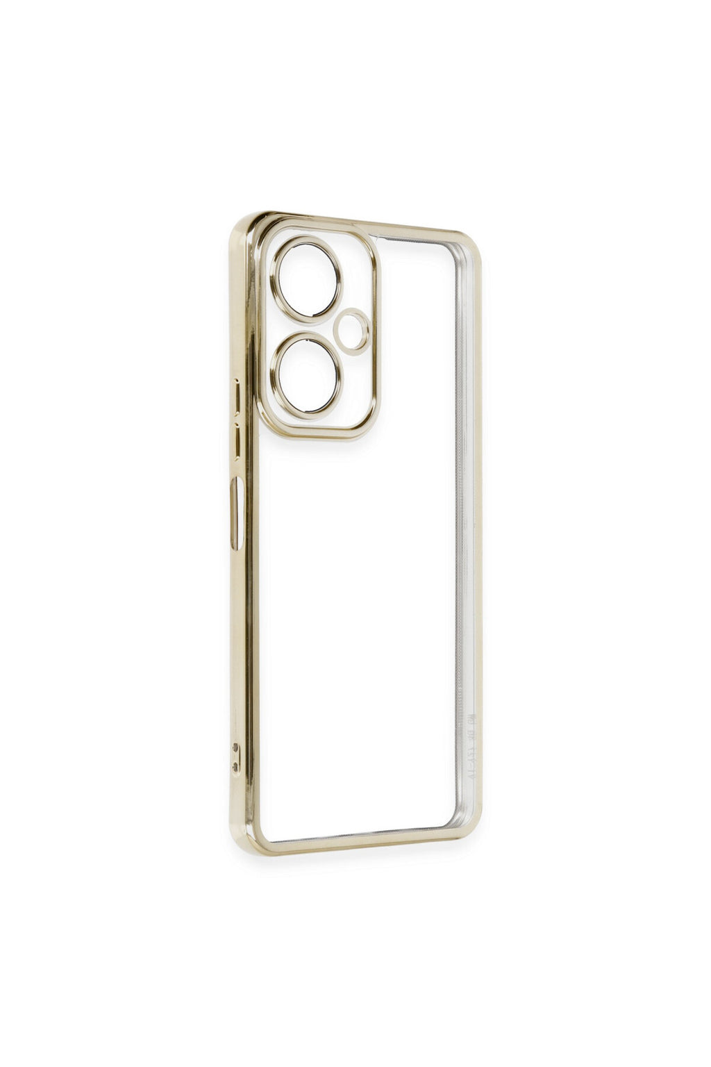 Vivo Y27 Uyumlu Kılıf Lensli Silikon - Gold