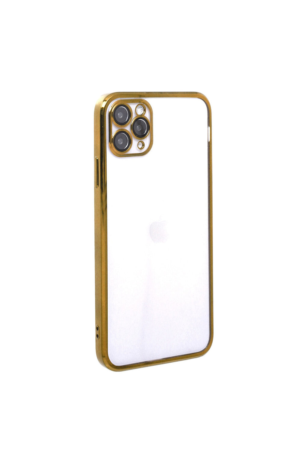 Apple iPhone 11 Pro Uyumlu Kılıf Lensli Silikon - Gold