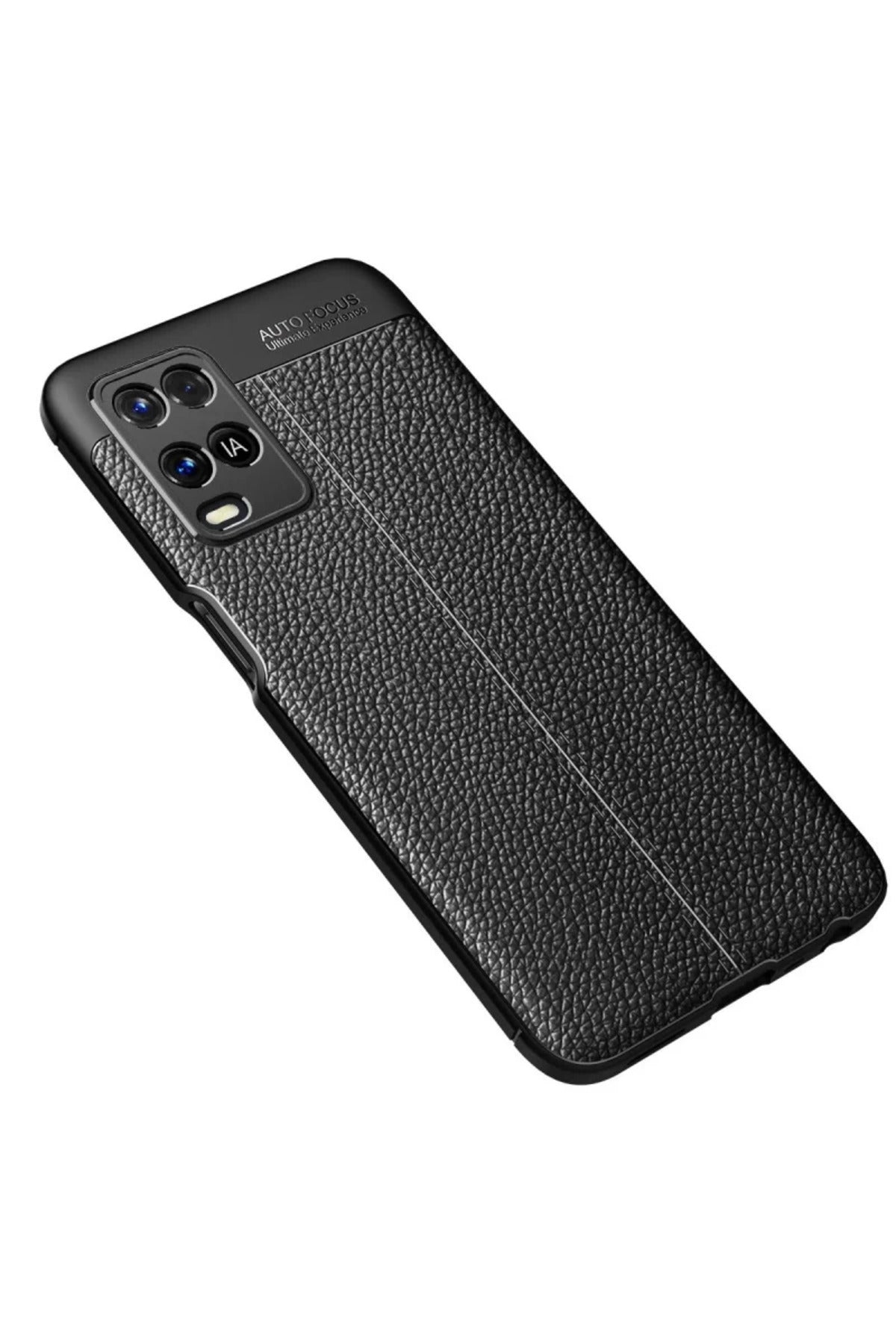 Oppo A54 4G Uyumlu Kılıf Auto Focus Kapak - Siyah
