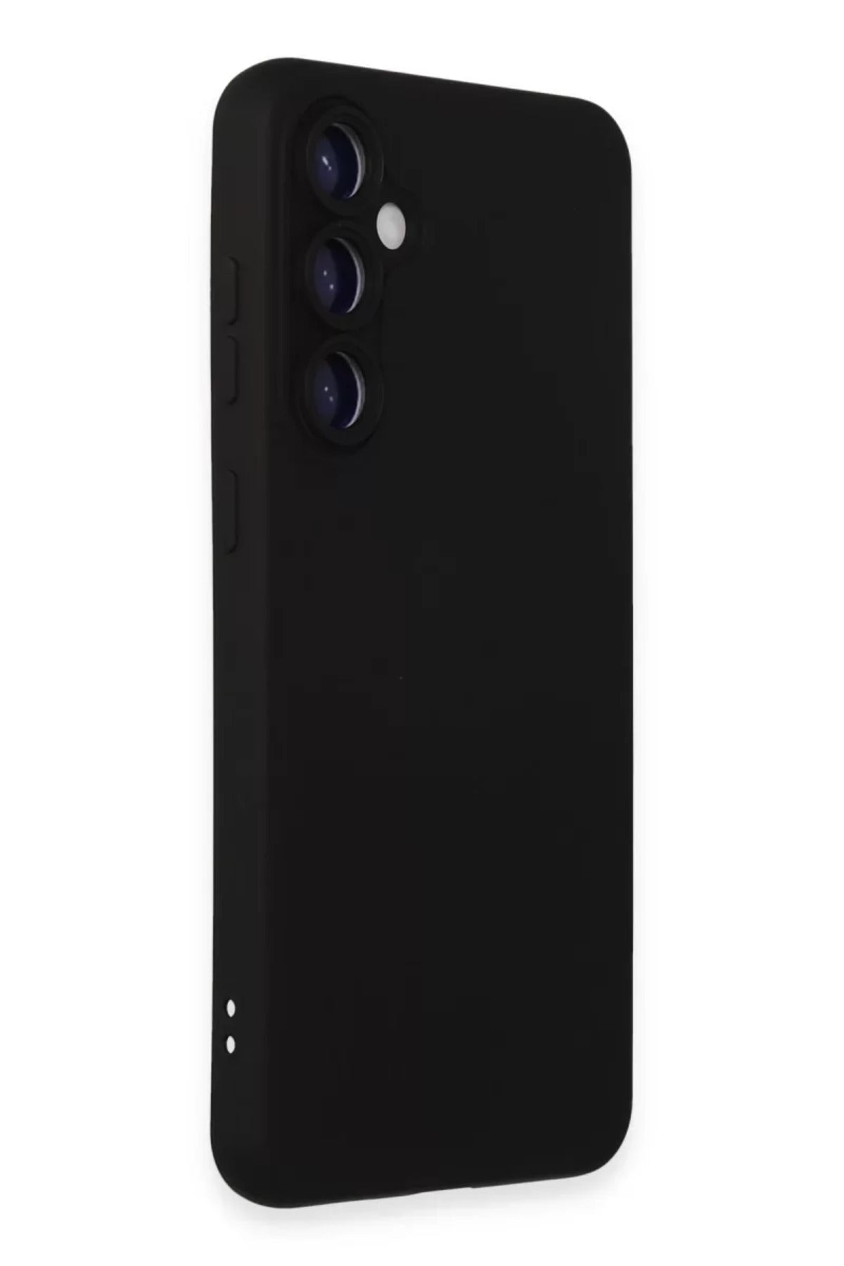 Samsung Galaxy S24 Uyumlu Kılıf Nano içi Kadife Silikon - Siyah