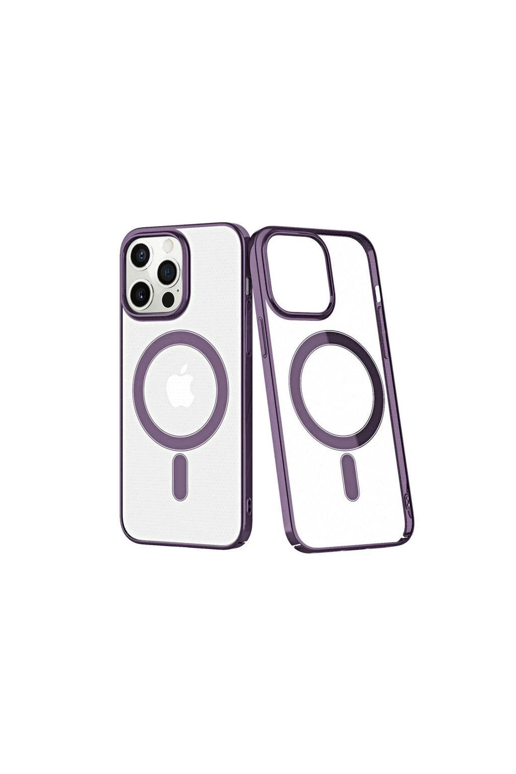 Apple iPhone 13 Pro Uyumlu Kılıf Element Magneticsafe Sert Kapak - Derin Mor