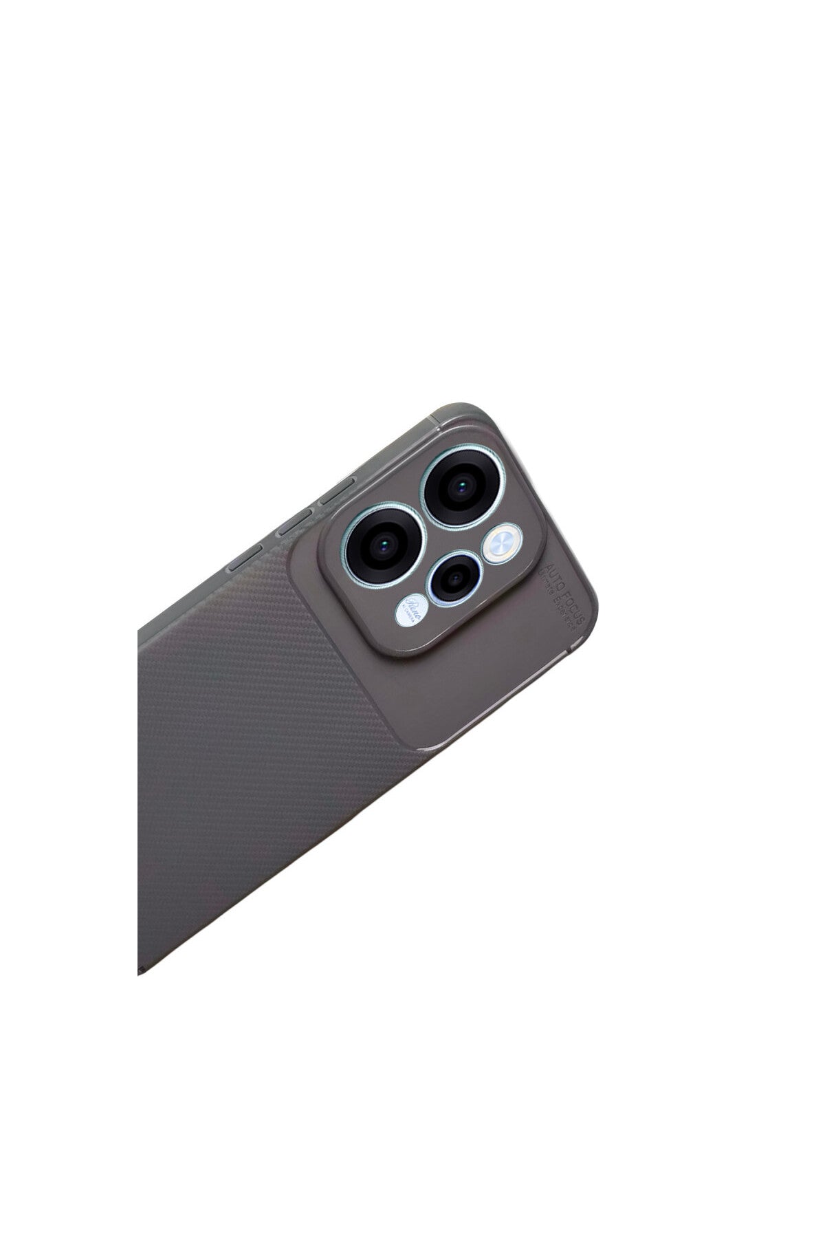 Oppo Reno 15 Uyumlu Auto Focus Karbon Kapak - Gri