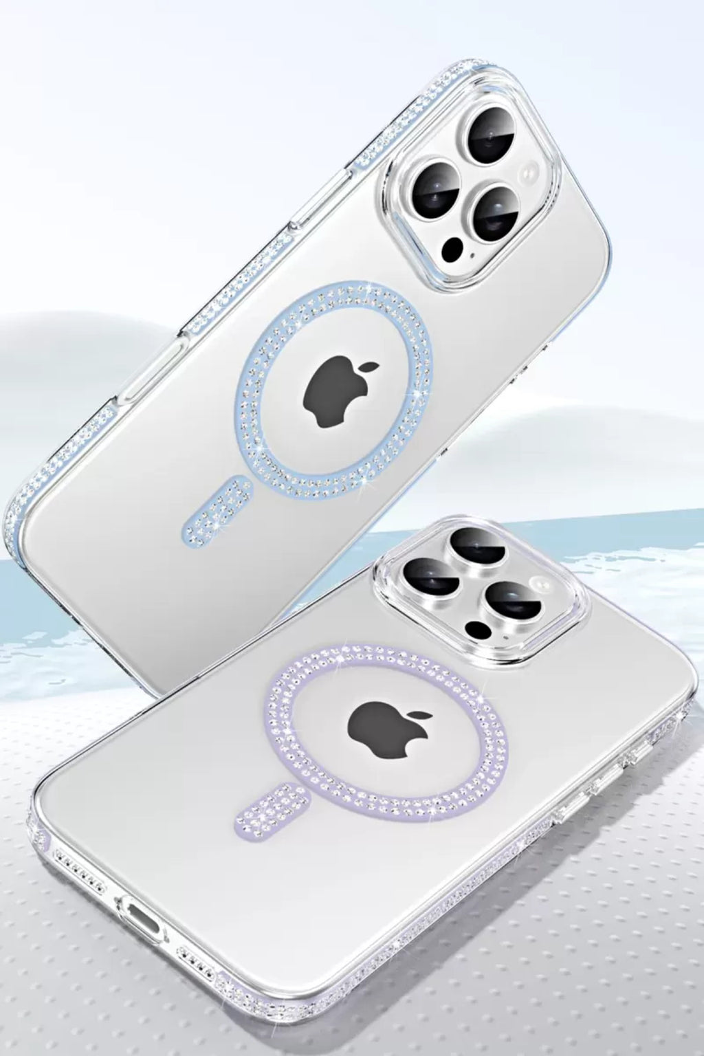 Joko Apple iPhone 15 Pro Uyumlu Move Taşlı Magsafe Kapak - Natural Grey