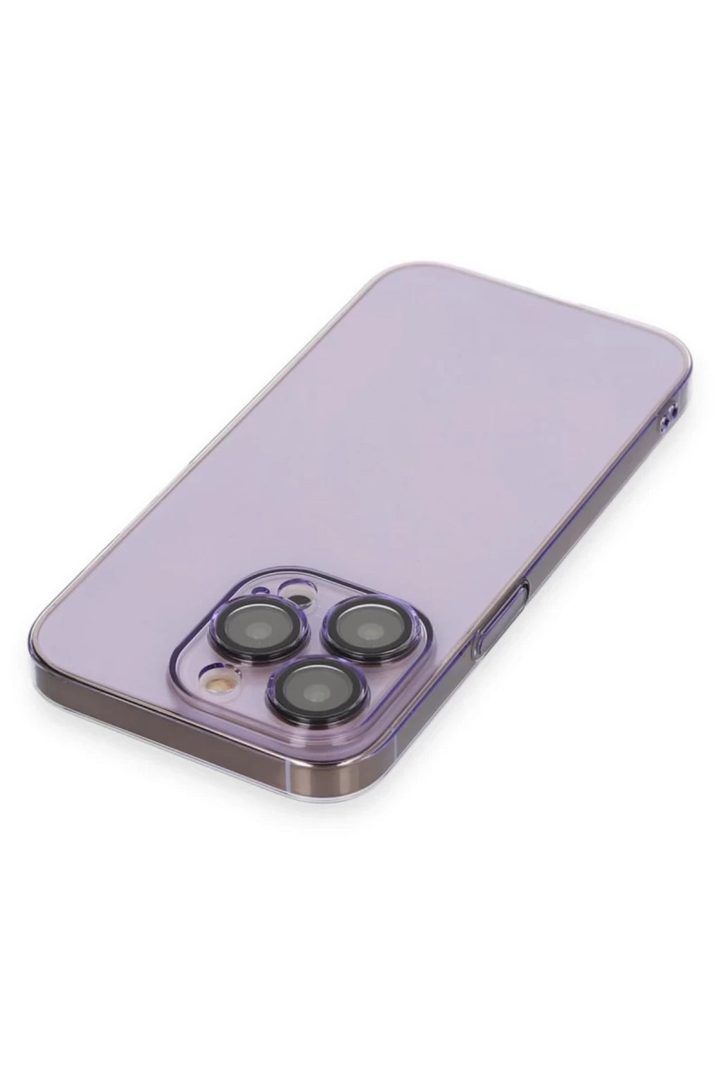 Apple iPhone 13 Pro Max Uyumlu Kılıf Armada Lensli Kapak - Lila
