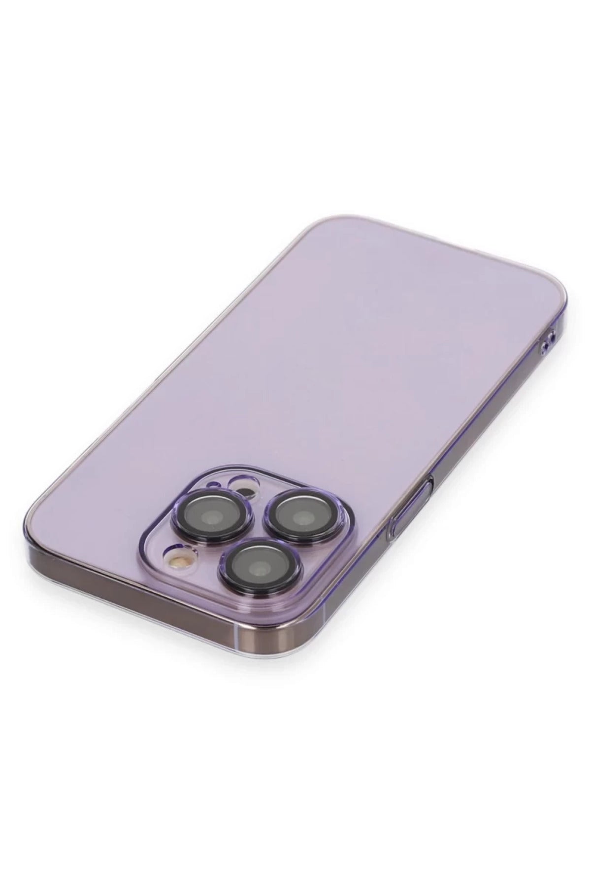 Apple iPhone 13 Pro Max Uyumlu Kılıf Armada Lensli Kapak - Lila