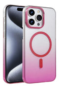 Apple iPhone 14 Pro Max Uyumlu Glossy Magsafe Kapak - Pembe