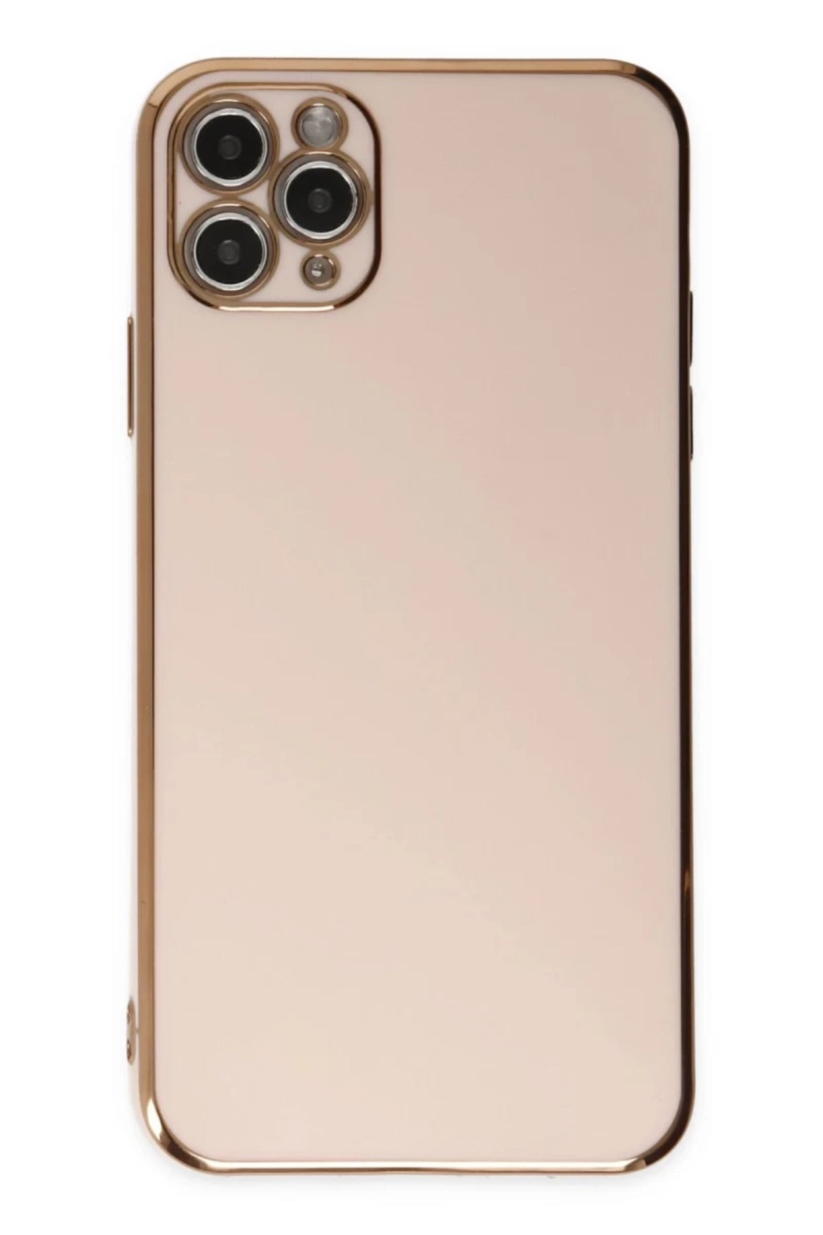Apple iPhone 11 Pro Max Uyumlu Kılıf Volet Silikon - Pembe