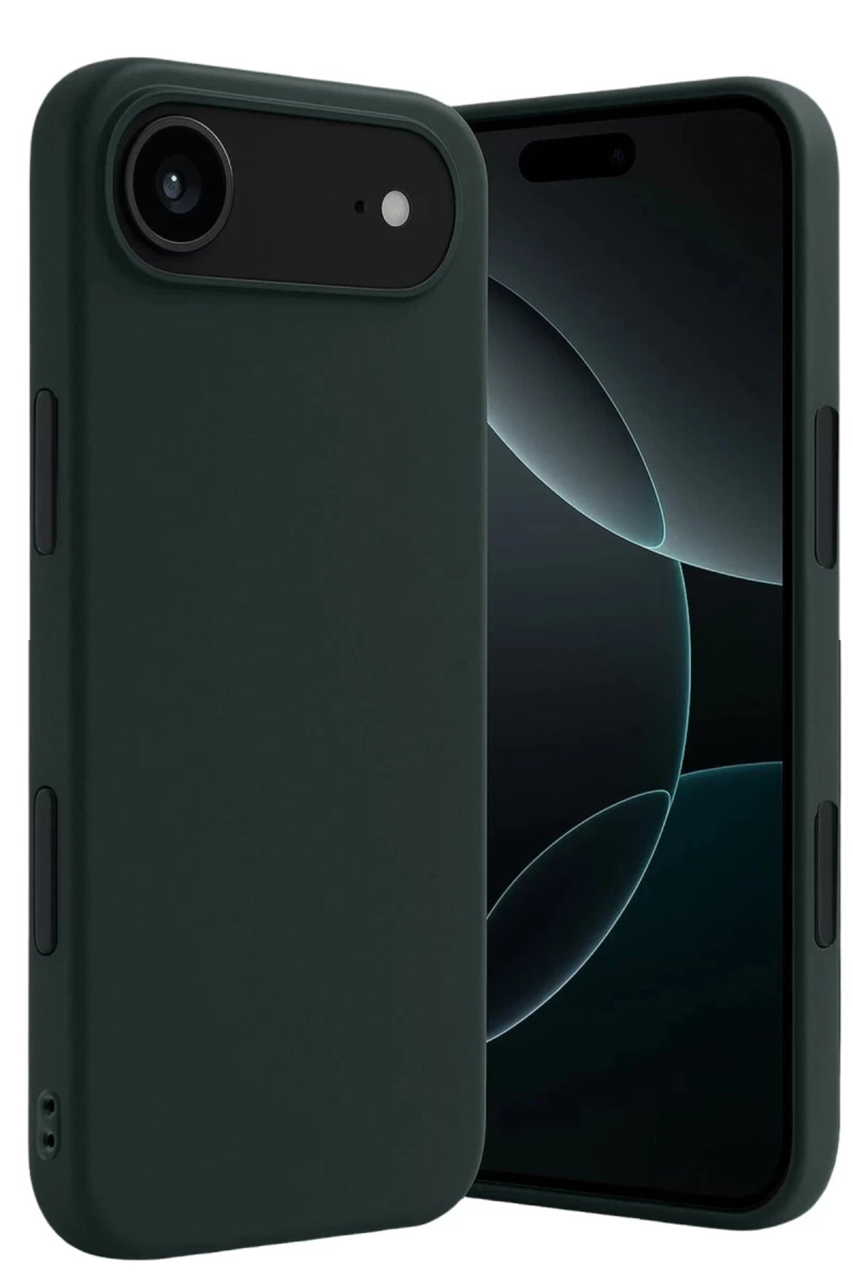 Apple iPhone 17 Air Uyumlu First Silikon - Koyu Yeşil