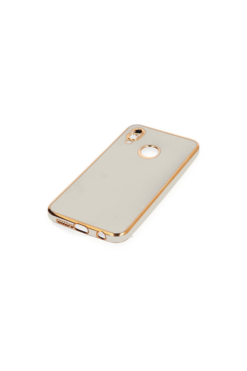 Huawei P20 Lite Uyumlu Kılıf Volet Silikon - Beyaz
