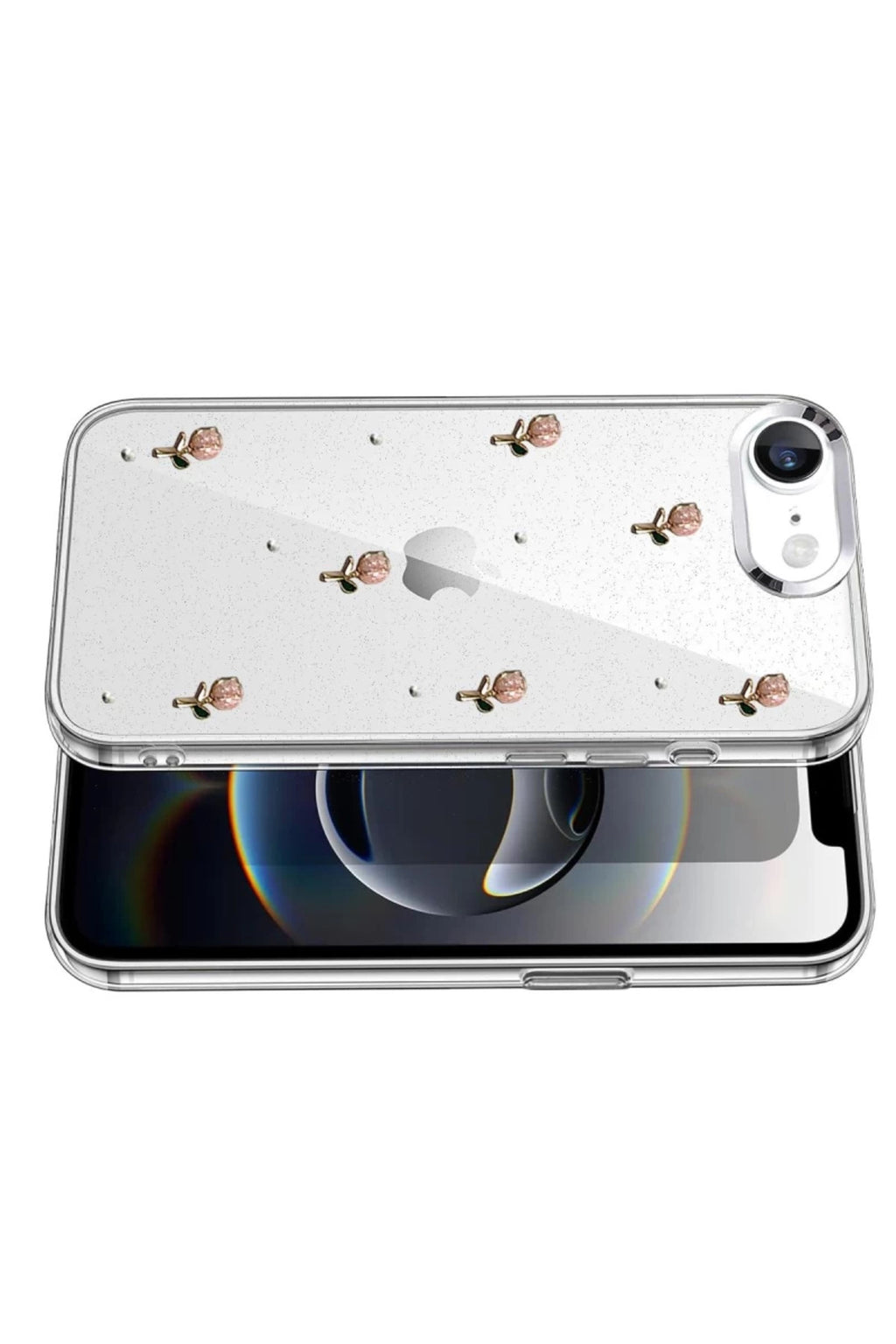 Apple iPhone 16E Uyumlu Fiyonk Desenli Kapak - Desen 6