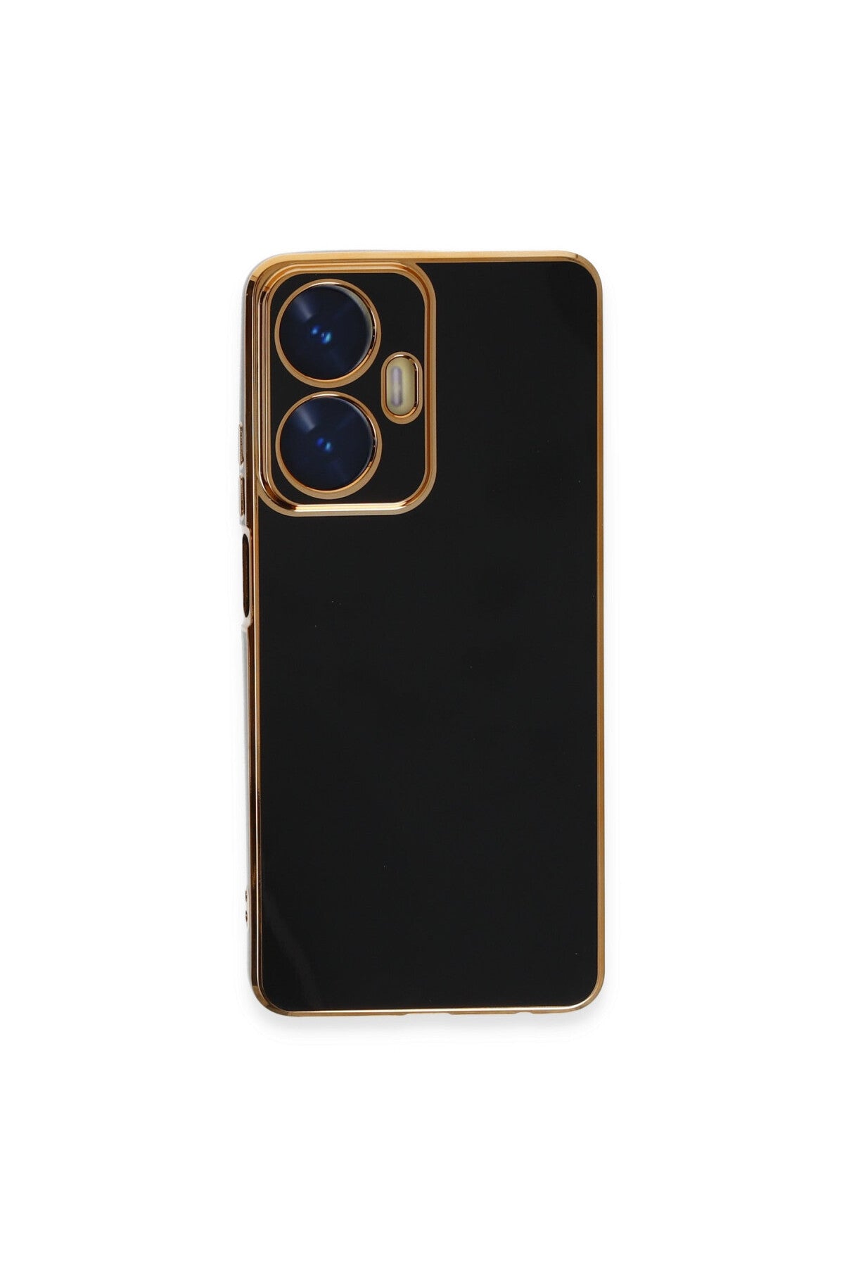 Realme C55 Uyumlu Kılıf Volet Silikon - Siyah