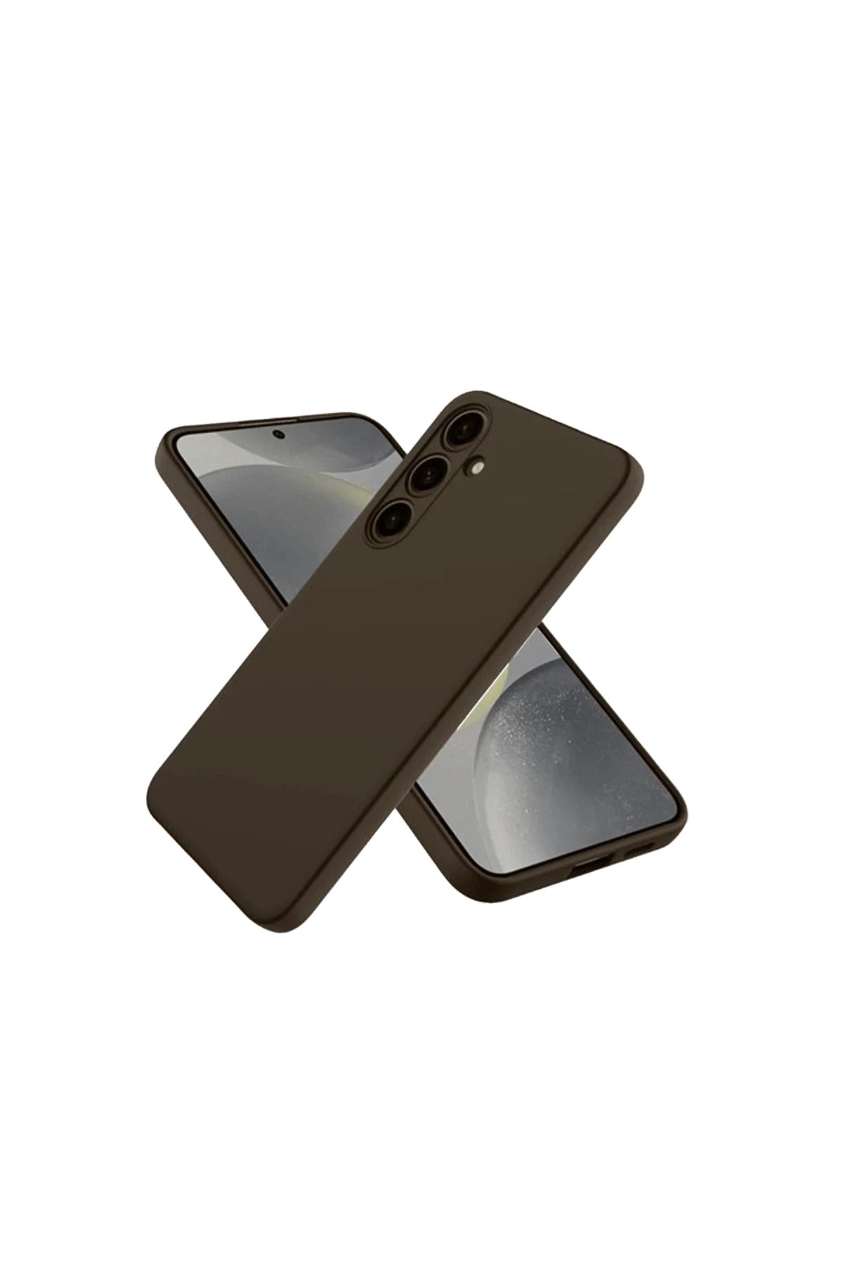 Samsung Galaxy A26 Uyumlu Kılıf First Silikon - Kahverengi