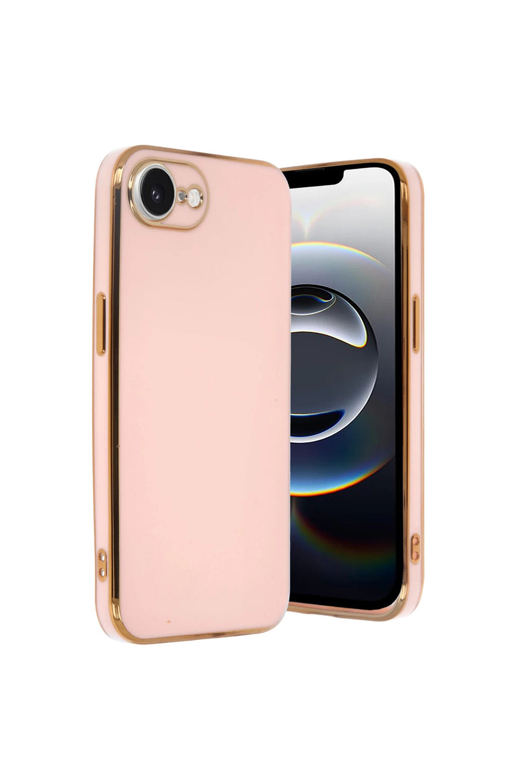 Apple iPhone 16E Uyumlu Kılıf Volet Silikon - Pembe