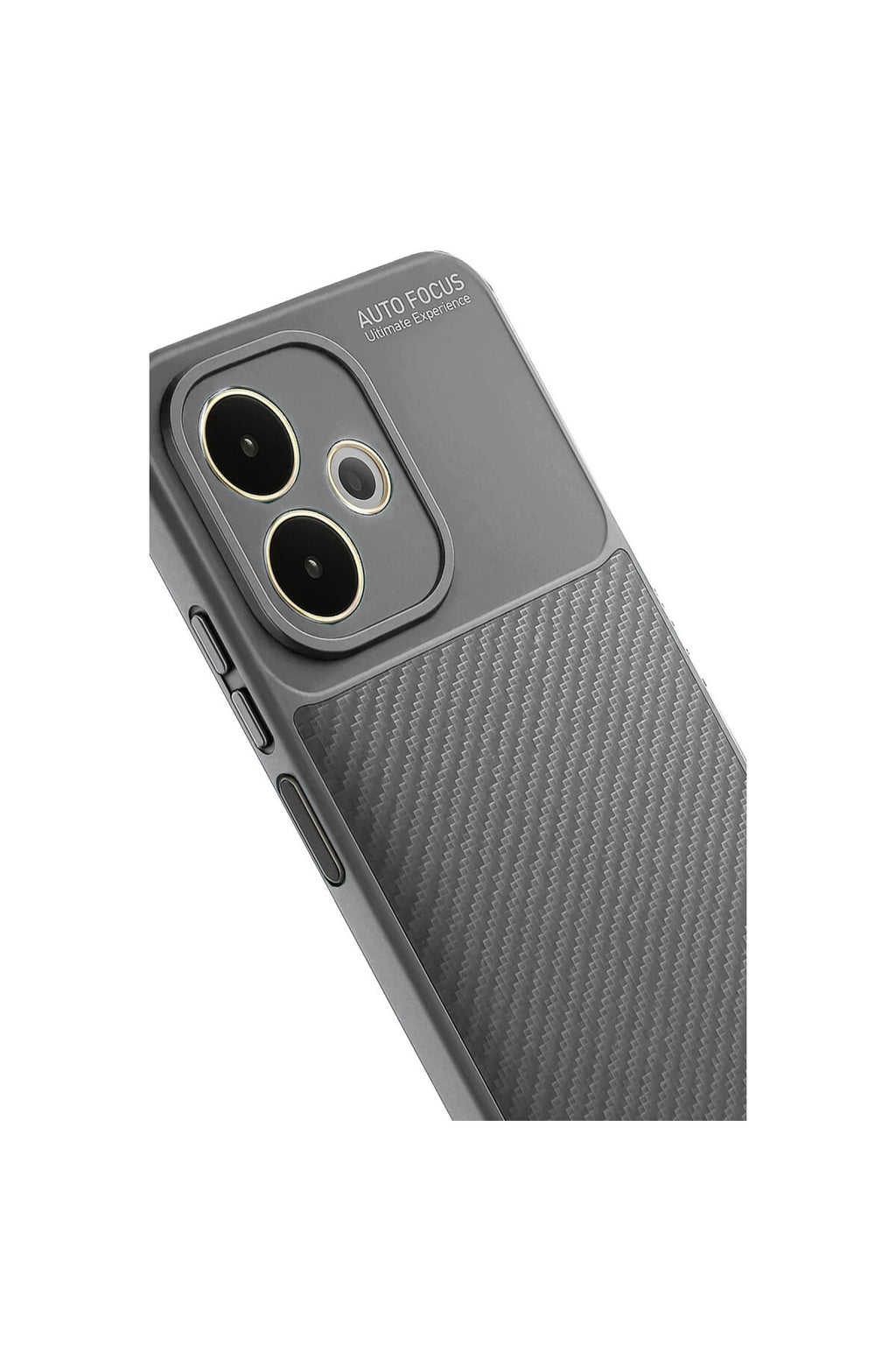 Oppo A5 Pro 4G Uyumlu Kılıf Auto Focus Karbon Kapak - Gri