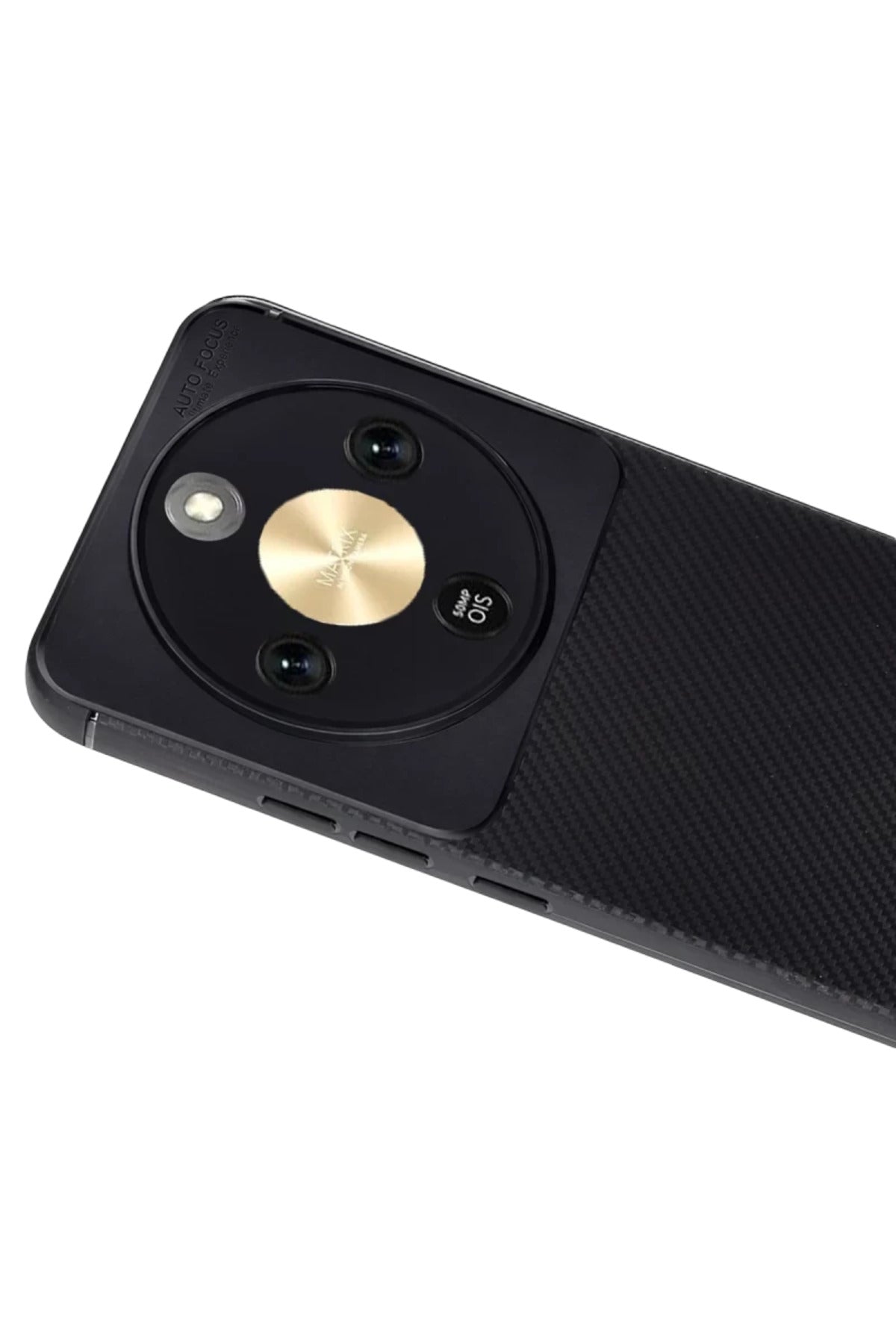 Huawei Honor Magic 8 Lite Uyumlu Auto Focus Karbon Kapak - Siyah