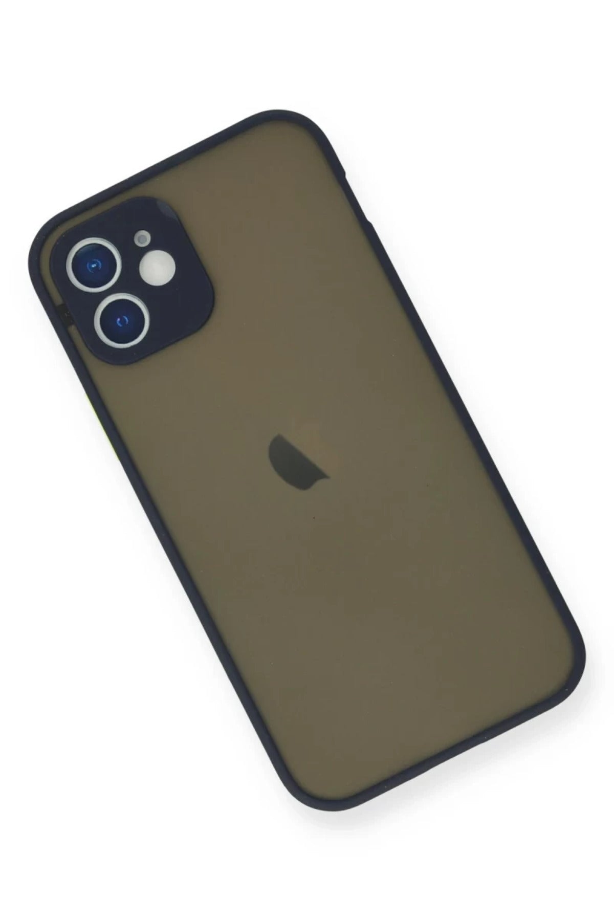 Apple iPhone 12 Mini Uyumlu Kılıf Montreal Silikon Kapak - Lacivert