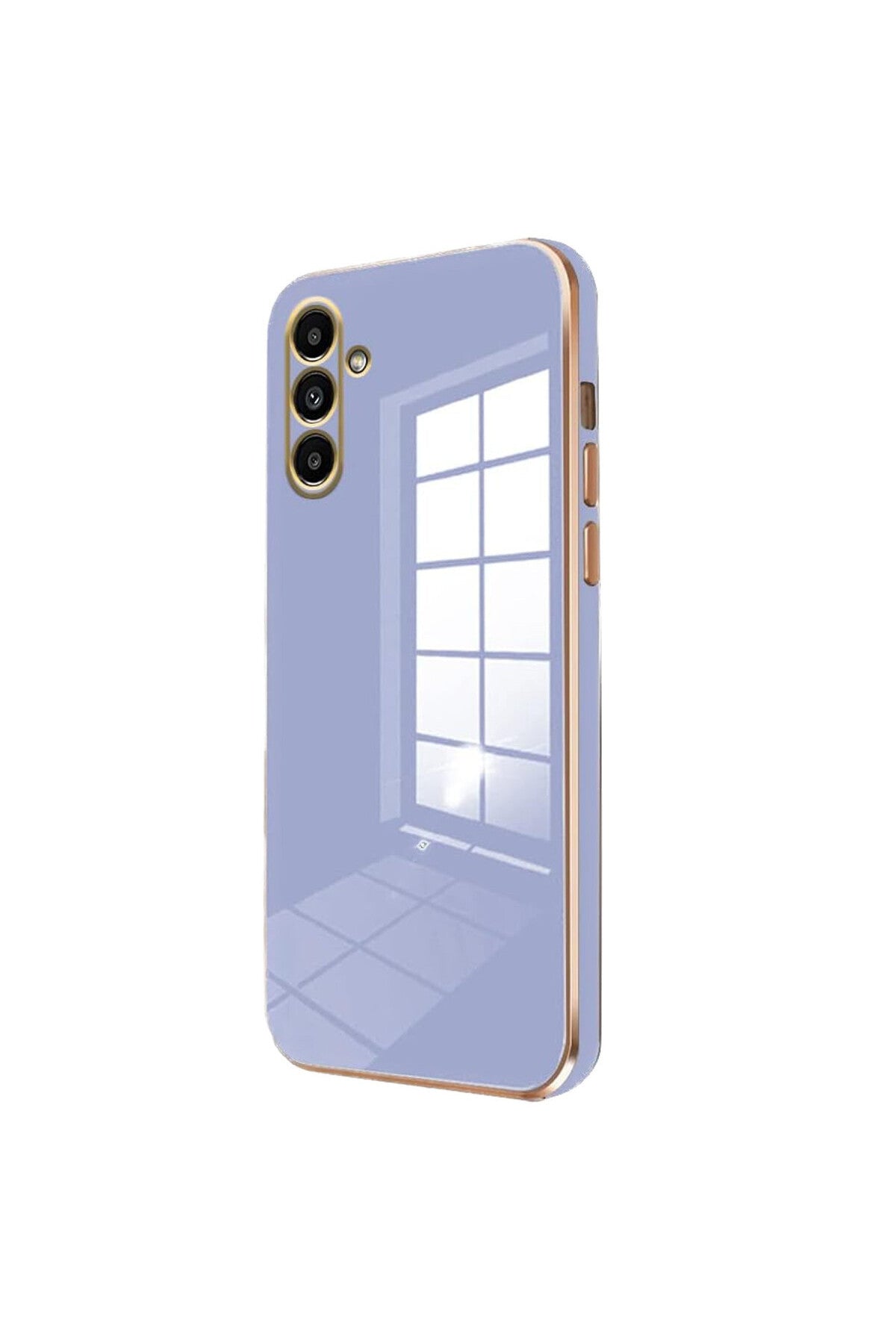 Samsung Galaxy M15 Uyumlu Kılıf Volet Silikon - Mavi