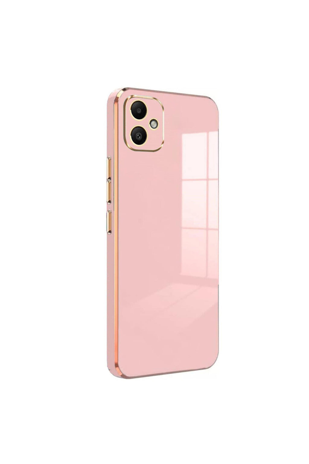 Samsung Galaxy A05 Uyumlu Kılıf Volet Silikon - Pembe