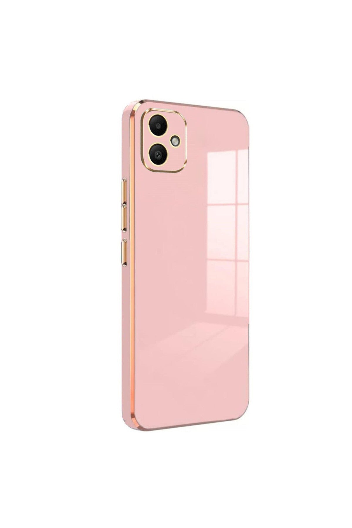 Samsung Galaxy A05 Uyumlu Kılıf Volet Silikon - Pembe