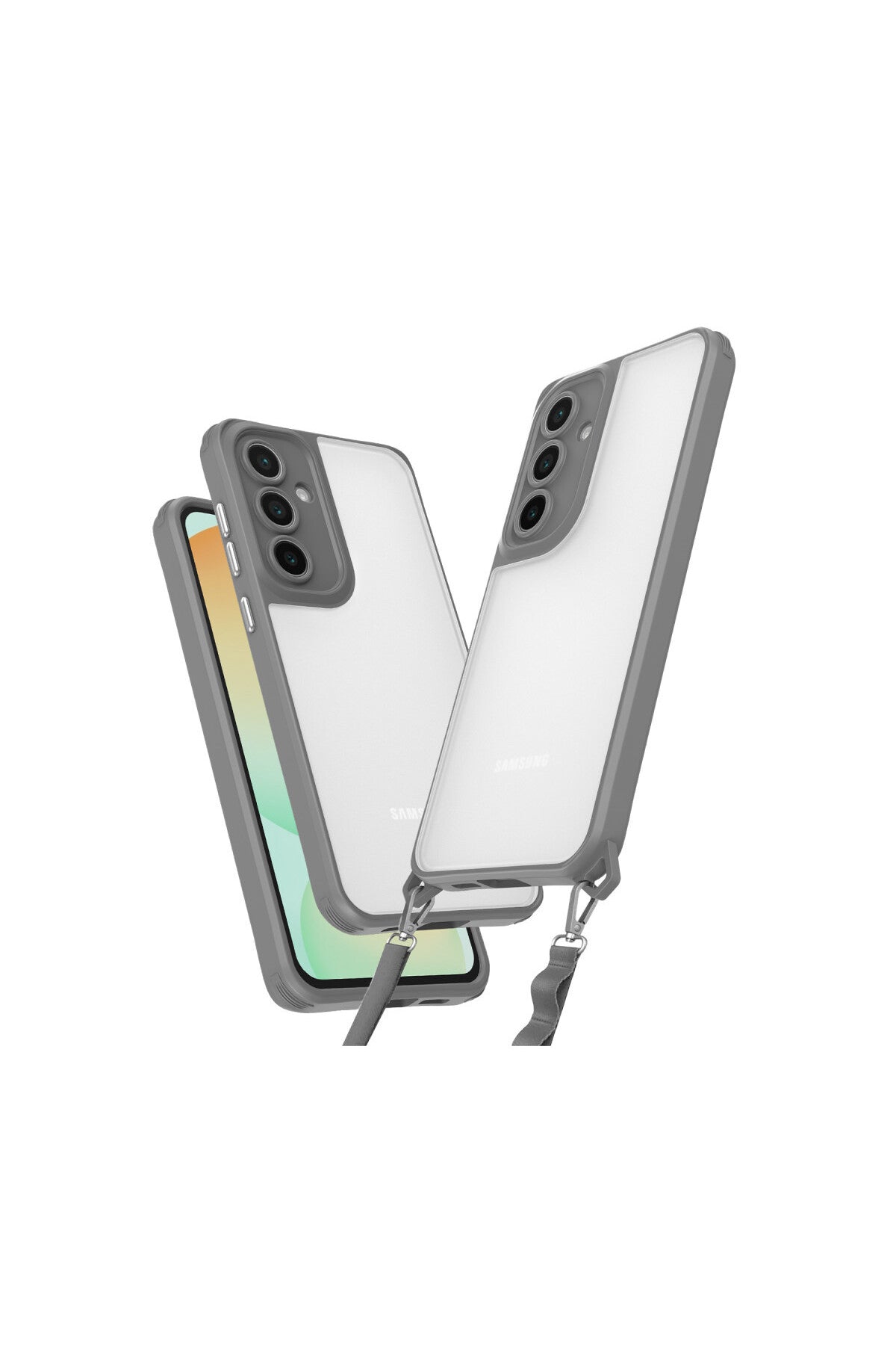 Samsung Galaxy A14 4G Uyumlu Kılıf Penta Silikon Kılıf - Titan Gri