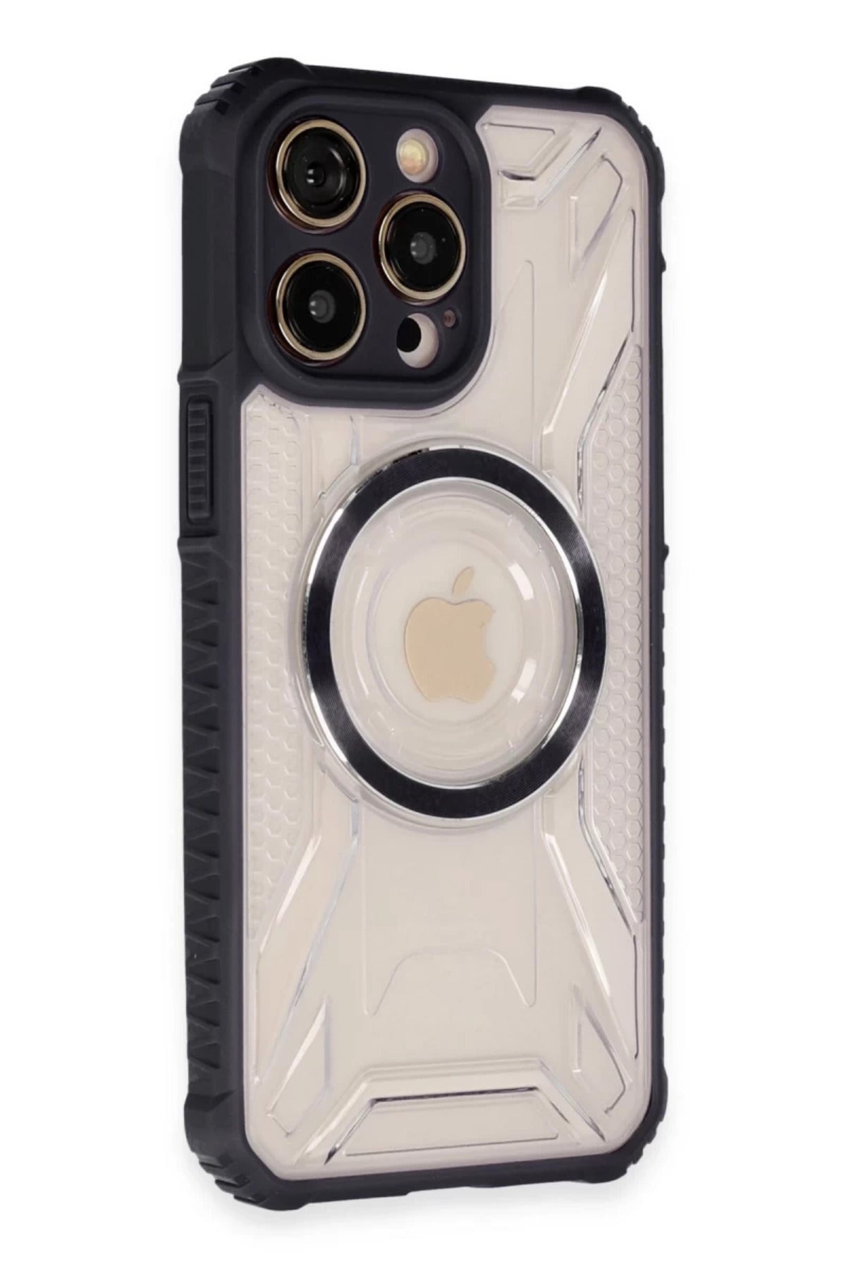 Apple iPhone 14 Pro Max Uyumlu Kılıf Prag Magneticsafe Kapak - Siyah